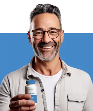 man holding glucotrust bottle.webp